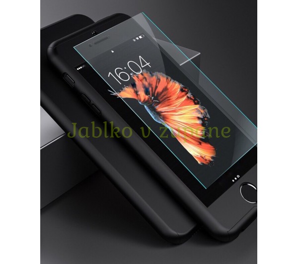 360° kryt iPhone 5/5S/SE - čierny